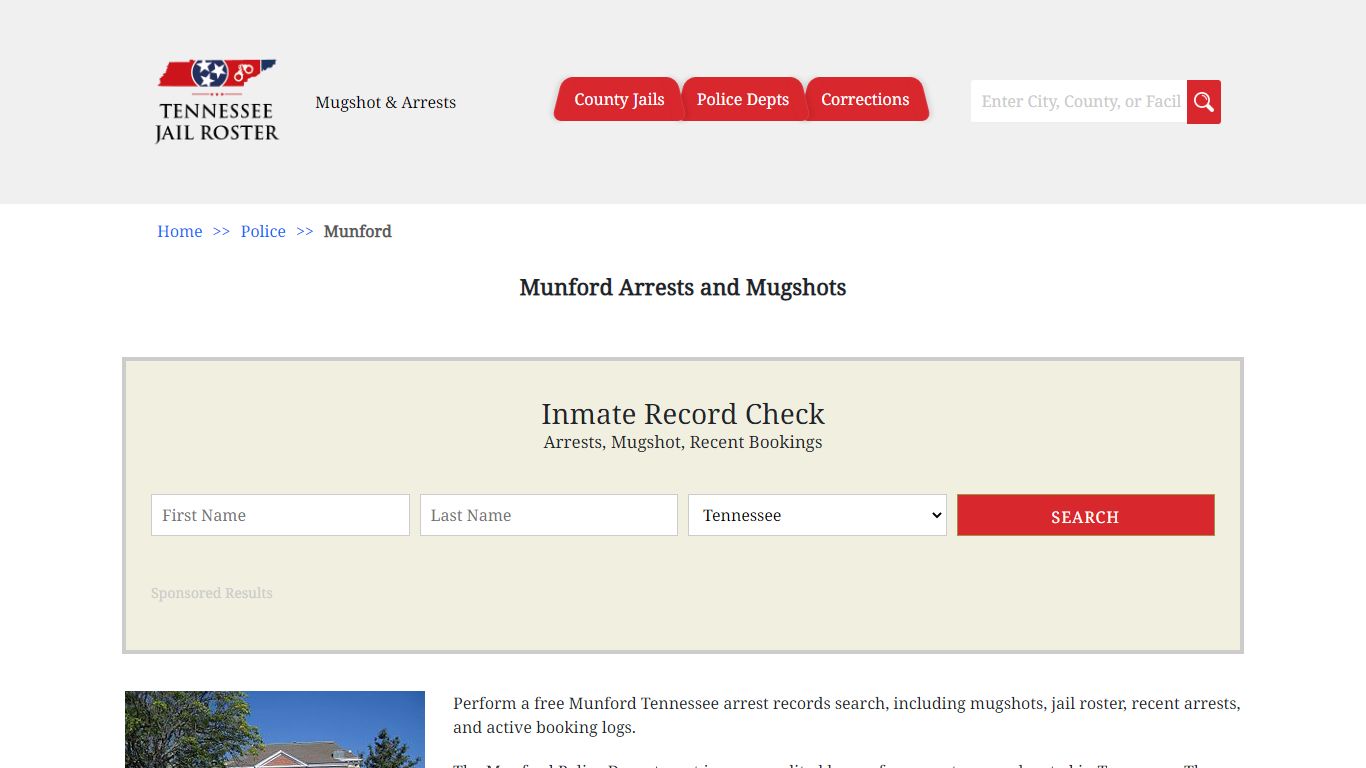 Munford Arrests and Mugshots - Jail Roster Search