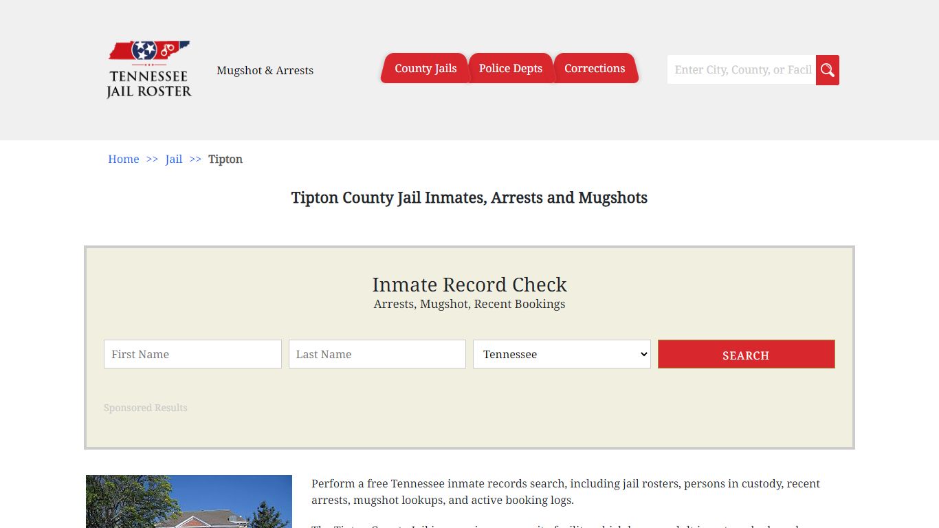 Tipton County Jail Inmates, Arrests and Mugshots